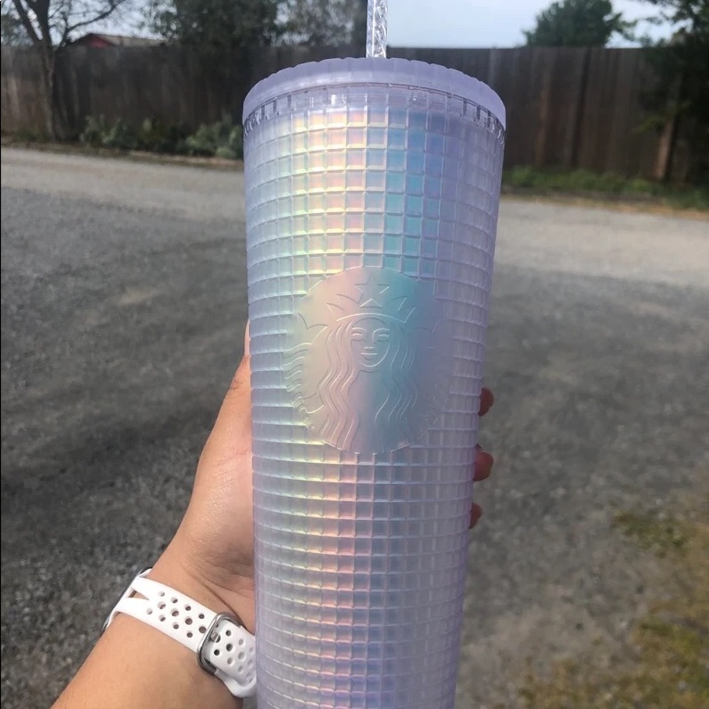 Starbucks Gridded Iridescent Tumbler 24oz
